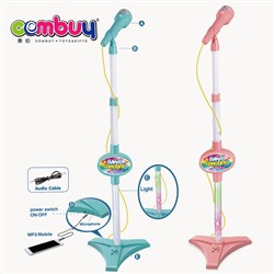 CB879835 CB879836 - Flash light music toy stand kids microphone with data line